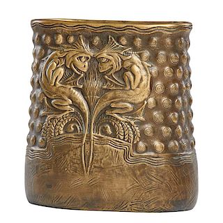 GUSTAV GURSCHNER Dragon vase