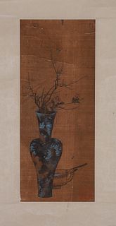 A Chinese flower-and-plant painting, Unknown mark