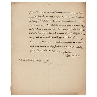 King Stanislaw I Leszczynski Autograph Letter Signed