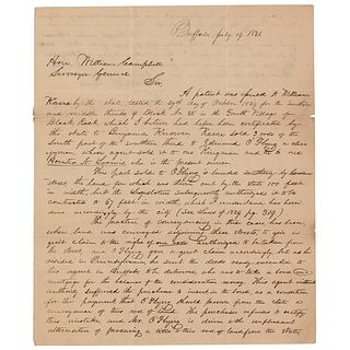 Millard Fillmore Autograph Letter Signed