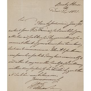 King William IV Autograph Letter Signed