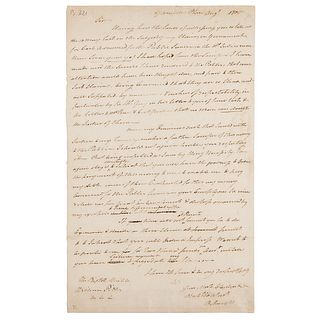 Benedict Arnold Autograph Letter Signed