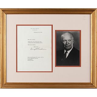Dwight D. Eisenhower Typed Letter Signed as President