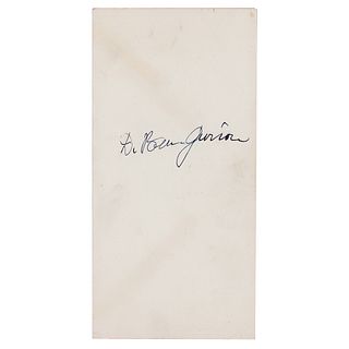 David Ben-Gurion Signature