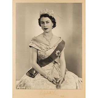 Queen Elizabeth II Signed Photograph
