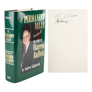 Warren Buffett Signed Book