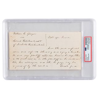 Abraham Lincoln Autograph Document Signed