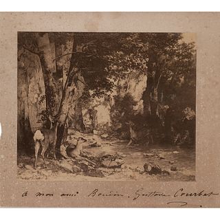 Gustave Courbet Signed Photograph