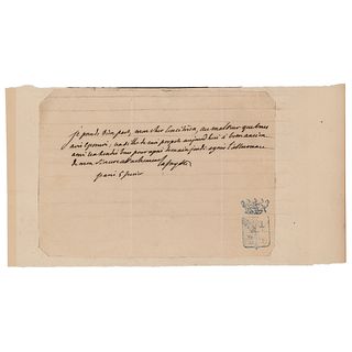 Marquis de Lafayette Autograph Letter Signed