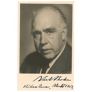 Niels Bohr Signed Photograph