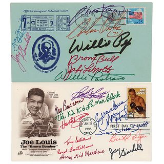 Boxing Greats Multi-Signed Covers