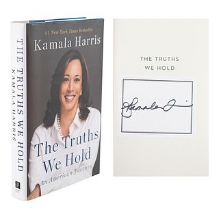 Kamala Harris Signed Book
