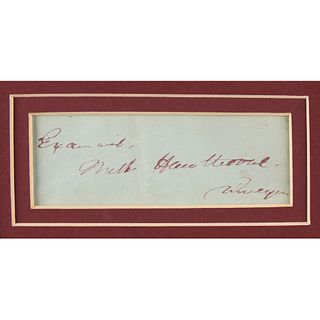 Nathaniel Hawthorne Signature