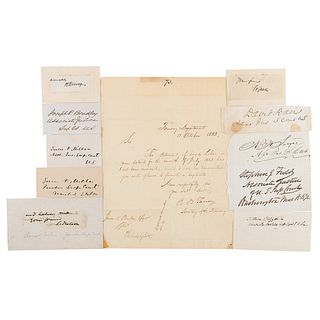 Abraham Lincoln: Supreme Court Nominees (11) Signed Items