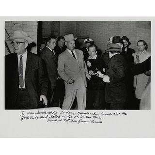 Kennedy Assassination: James Leavelle Signed Oversized Photograph