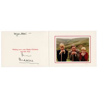 King Charles III Signed Christmas Card (1996)