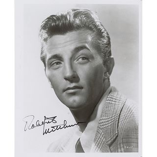 Robert Mitchum Signed Photograph