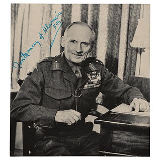Montgomery of Alamein Signed Photograph