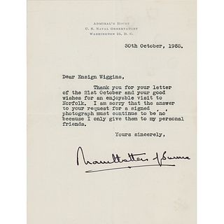 Mountbatten of Burma Typed Letter Signed