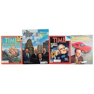 Automobile Executives (4) Signed Magazine Covers