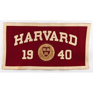 [John F. Kennedy] Harvard University Class of 1940 Banner