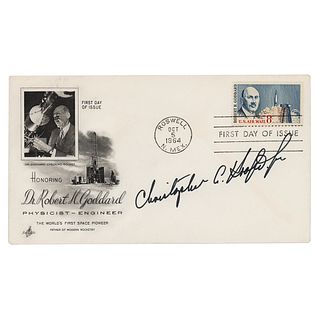 Christopher Kraft Signed First Day Cover