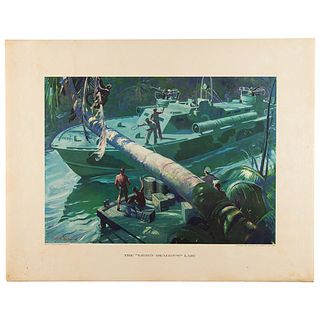 World War II &lsquo;The &lsquo;Green Dragon&rsquo;s&rsquo; Lair&#39; Print (1944)