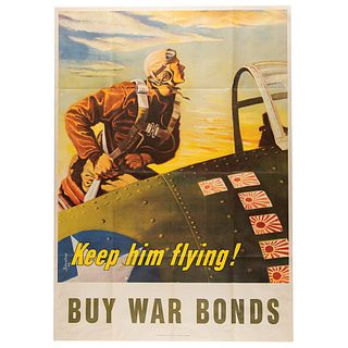 World War II &#39;Keep Him Flying / Buy War Bonds&#39; Poster