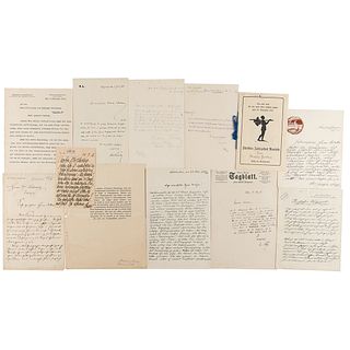 German Writers (12) Signed Items
