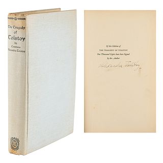 Alexandra Tolstoy Signed Book