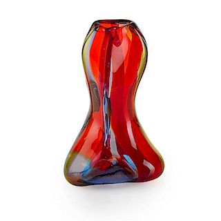FULVIO BIANCONI; VENINI Prototype A Fasce vase