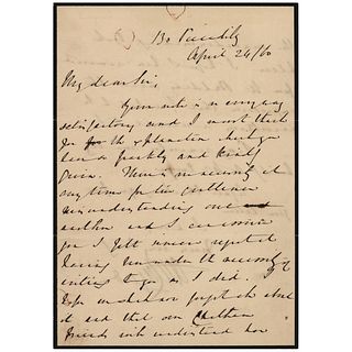 Austen Henry Layard Autograph Letter Signed
