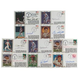 St. Louis Cardinals (10) Signed Covers