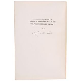Eugene O&#39;Neill Signed Book