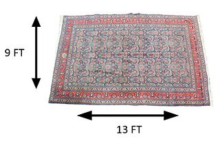 Large Early 20th C. Signed, Paisley Persian Rug