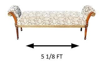 Lovely French Style Upholstered Bench