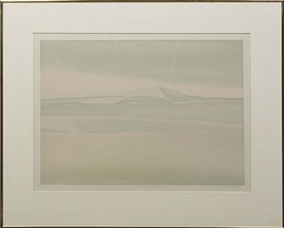 Frances Myers (American, 1938-), "Great Sands: The Windward Dunes," 20th c., aquatint etching, editioned 16/100, signed, titled and editioned in penci