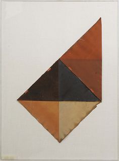 Mon Levinson (American/New York, 1926-2014), "Geometric Folds," 1979, painted and folded paper collage, editioned 16/16, signed and dated on bottom of