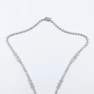 Simon G Diamond Necklace - 18K White Gold
