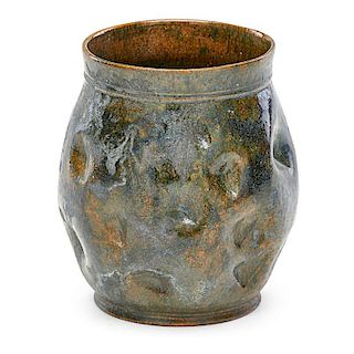 GEORGE OHR Dimpled vase