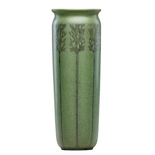 HENNESSEY AND TUTT; MARBLEHEAD Tall vase
