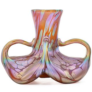 LOETZ Rare four-handled vase