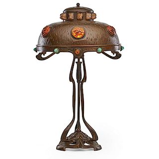 AUSTRIAN Art Nouveau table lamp