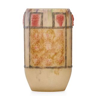 GABRIEL ARGY-ROUSSEAU Pan and Satyrs vase