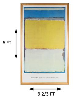 Monumental Rothko Exhibition Offset Lithograph