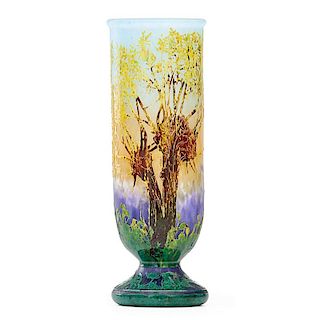 DAUM Fine vase with trees