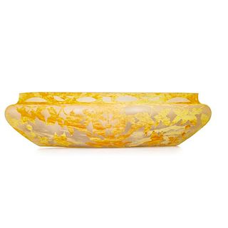DAUM Large cameo glass bowl