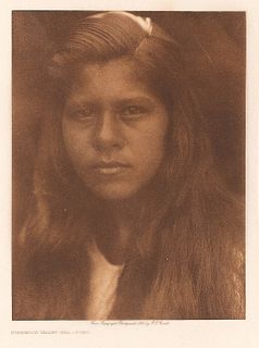 Edward S. Curtis, Sherwood Valley Girl - Pomo, 1924