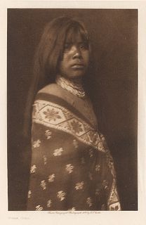 Edward S. Curtis, Yuma Girl, 1907
