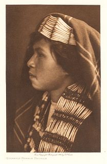 Edward S. Curtis, Quinault Female Profile, 1912
